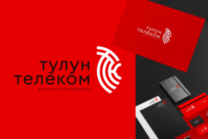 Минималистичный логотип-иконка для интернет-провайдера «Тулун Телеком»
