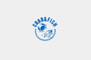 Разработка  логотипа Crab&Fish