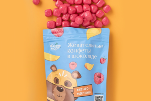 Разработка упаковки жевательных конфет "Жизнь март"