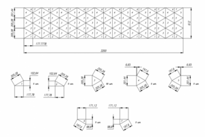 Расчет и отрисовка в AutoCAD раскладки облицовочной плитки