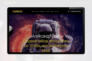 Битрикс: Лендинг программиста