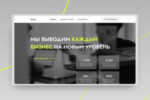 Slmax - разработка концепта первого экрана