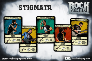 Иллюстрирование настольной игры Rock Stage