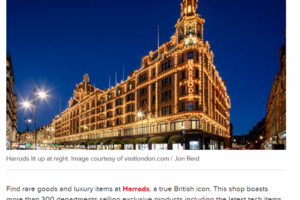 Best 10 London department stores