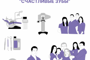 Иллюстрации для сайта "Счастливые зубы"