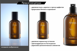 Глубокая ретушь предметных фотографий