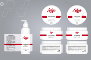 концепция линейки косметических средств Lelya