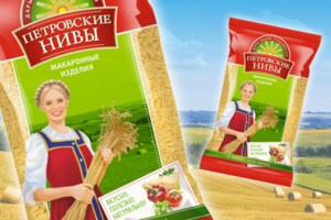 Дизайн упаковки макаронных изделий ТМ Петровские Нивы