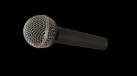 Микрофон 3D  модель