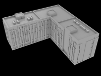 Дом под 3d печать для масштабного макета