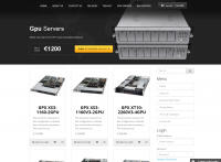 Магазин серверов Opencart