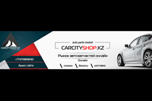 шапка для вк сервиса "carcityshop"