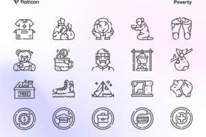 Poverty Icons
