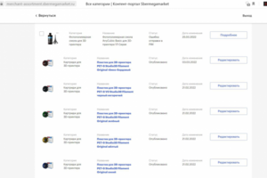 Наполнение и ведение магазина на маркетплейсе СберМегаМаркет