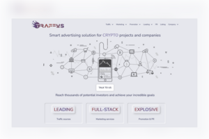 Smart advertising solution for CRYPTO projects and