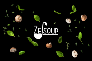 Разработка логотипа и упаковки для крем-супов в пачках "Ze-soup"