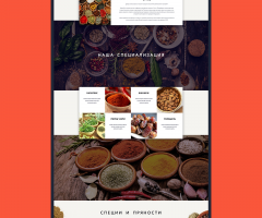 дизайн landing page + лого