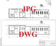 Перевод плана здания из формата JPG в DWG (AutoCAD)