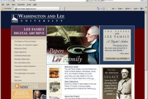026 - Lee Digital Archive website