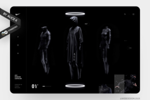 UX/UI дизайн сайта эксклюзивной коллекции Nike