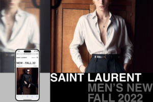 Редизайн магазина одежды SAINT LAURENT, Фигма