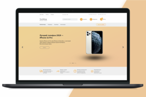 Дизайн интернет-магазина TechShop