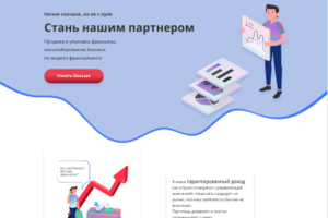 Написание текста для лендинга о продаже франшизы