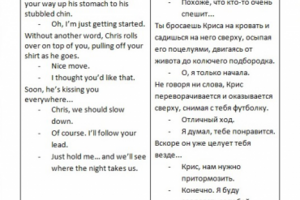 Пример перевода художественного текста №2