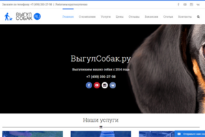 Сайт услуг