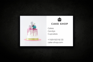 Визитка Cake