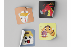 Стикеры sushi wok