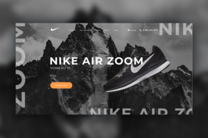 Лендинг для кроссовок Nike