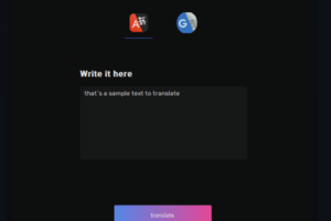 EasyTranslator - переводчик на C#