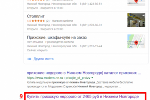 Нижний Новгород - Топ 10 Google - Прихожая