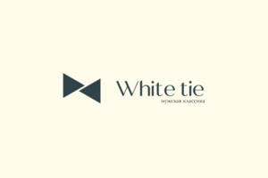 Логотип для магазина мужской одежды White Tie