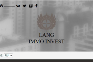 Вёрстка Lang Immo Invest