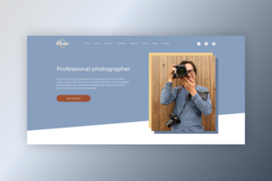 Cайт-визитки для фотографа