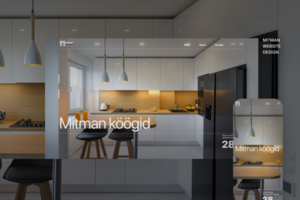 Mitman landing page design