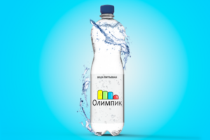 Вода с лого детского центра