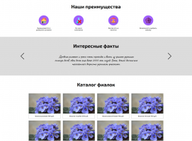 Адаптивная верстка Fialka86.ru