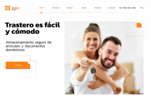 BOX PLUS - испанская компания. Нейминг, логотип, айдентика, сайт