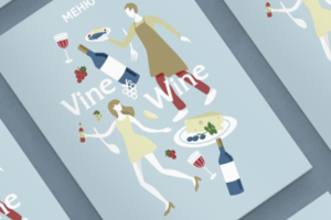 Обложка для меню Vine&Wine