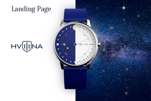Landing Page для коллекции наручных часов ZORKA VENERA