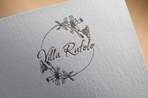 Логотип для цветочного бутика Villa Rufolo