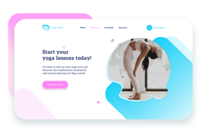 Дизайн сайта Yoga school