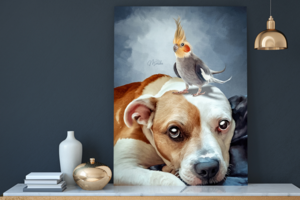 Buddy (Digital Dog) цифровая живопись