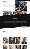 Тату студия (Landing Page)