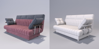 3d модель дивана 002