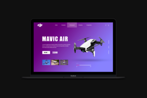 Первый экран DJI