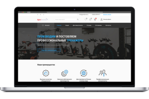 Дизайн (desktop) интернет-магазина спорт товаров "Gym Devices"